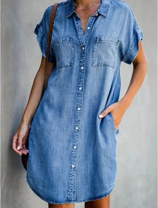 Vestido Camisa Jeans