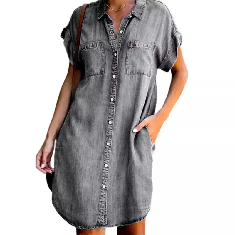 Vestido Camisa Jeans